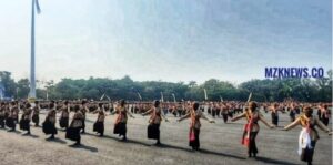 Para Pramuka Kwartir Cabang Lahat, unjuk kebolehan menampilkan Tarian Erai-erai Khas Kab.Lahat. di Hari HUT Pramuka ke 62 Tahun 2023 (Foto: IST) 