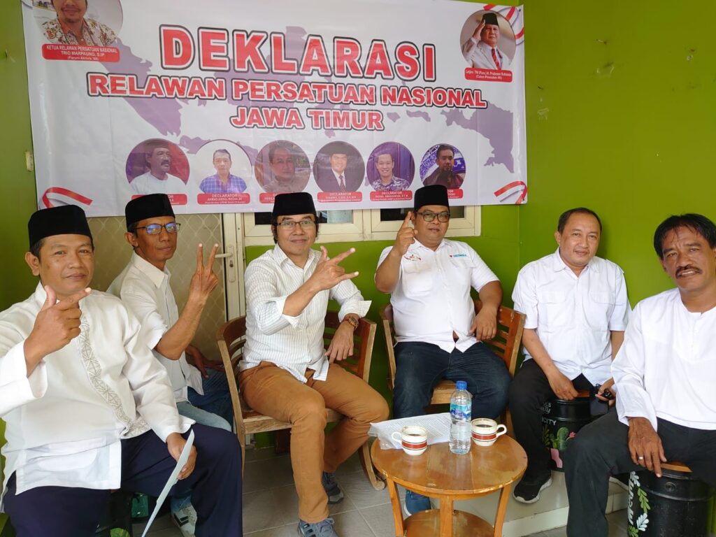Foto Trio Marpaung memimpin deklarasi Relawan Persatuan Nasional (RPN) Jawa Timur