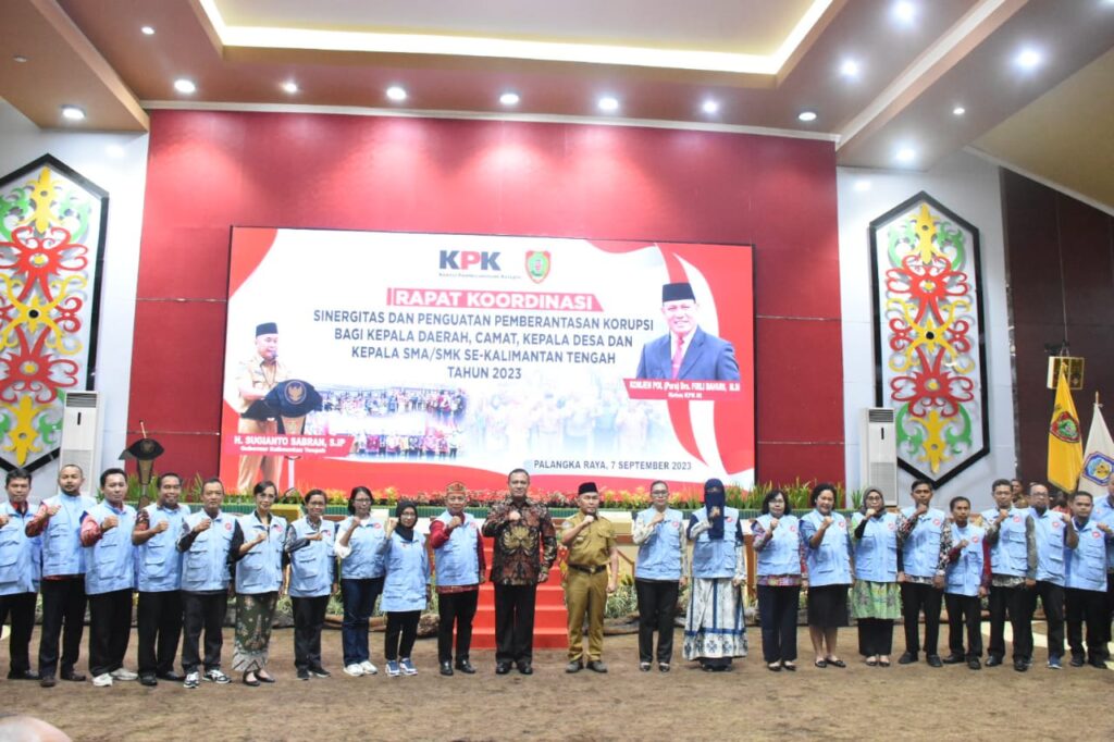 Foto bersama peserta Rakor di Kalteng