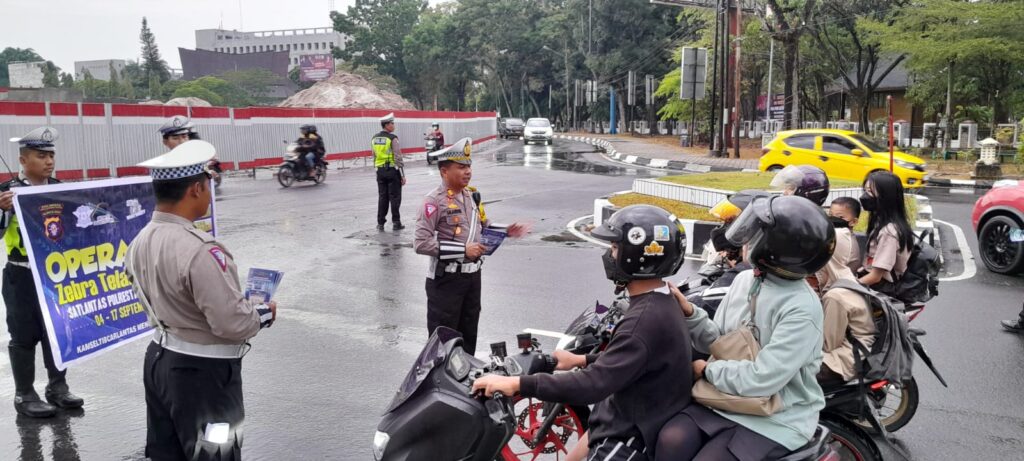 Foto Suasana Operasi Zebra Tahun 2023 di Palangka Raya