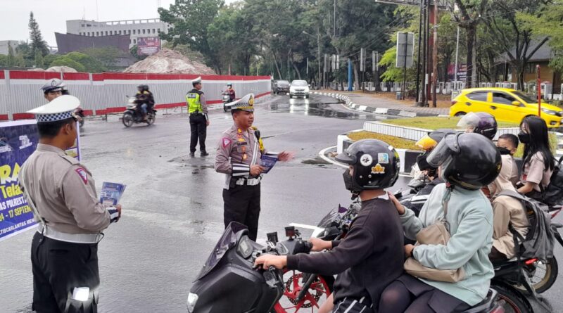 Foto Suasana Operasi Zebra Tahun 2023 di Palangka Raya