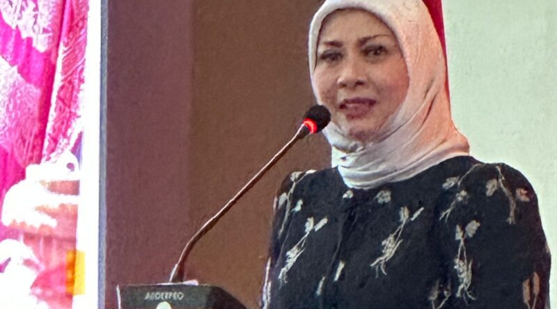 Foto Founder Eskayvie Global asal Malaysia, Kartika Wati Mohamed saat Mengisi Acara