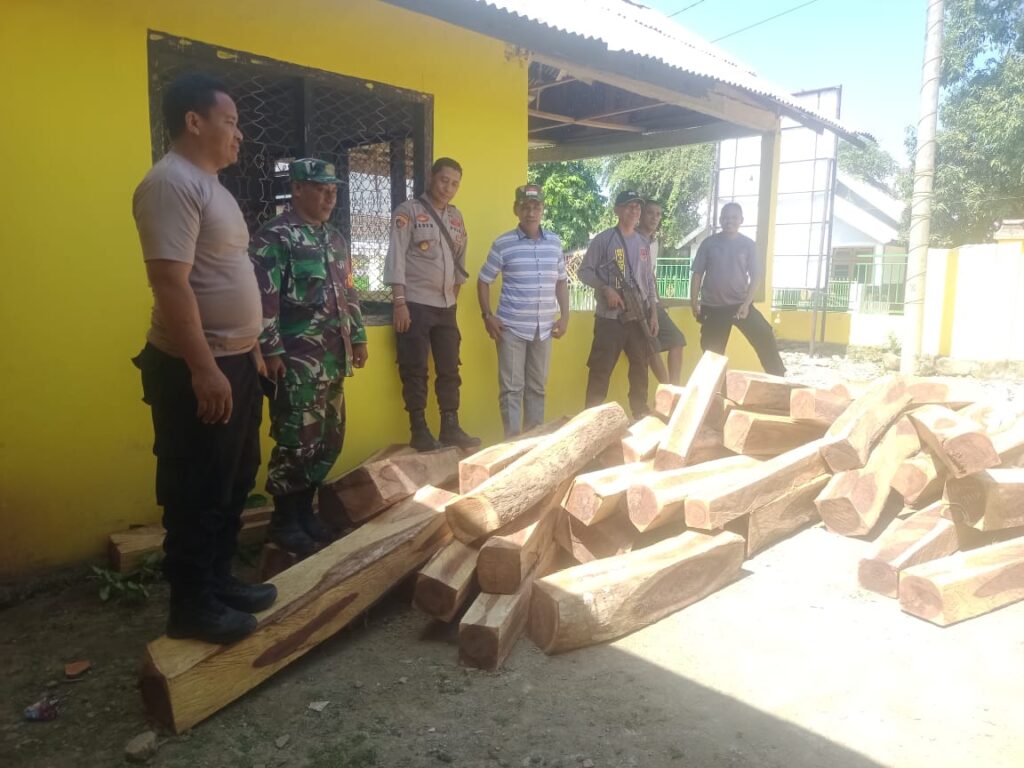 Foto Kayu Balok Sonokeling Hasil Dari Lokasi
