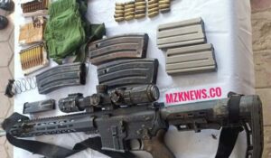 Senjata Laras Panjang 1 AR-10 dan Ratusan Amunisi Kaliber 5,56 dan 9 mm milik KSTP berhasil disita oleh Prajurit TNI Tim Nanggala Satgas Damai Cartenz (Foto: IST) 