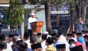 Bupati Lahat H. Cik Ujang saat menghimbau masyarakat agar berhati-hati dalam semua tindakan pada saat musim kemarau (Foto: IST)