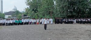 Foto: Para Santri dari 8 Panti Asuhan dan Pondok Pesantren mengikuti Peringatan Hari Santri 2023 di Panti Asuhan Albarokah Komplek Masjid Jami Bukit Asam, Tj. Enim, Kab. Muara Enim (Foto: IST)
