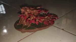 Miniatur Bunga Bonsai hasil Kerajinan Warga Binaan Fhalen (Foto: IST)