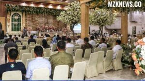 Para peserta yang hadir mendengarkan arahan H. Ahmad Yani Heriyanto di acara Konsultasi Publik II Revisi Revisi Rencana Tata Ruang Wilayah RTRW Kab.Muara Enim Tahun 2018-2038 dan KLHS (Foto: IST) 