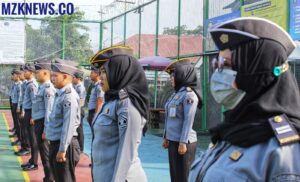 Jajaran Pegawai Lapas Kelas IIB Muara Enim mengikuti Upacara Peringatan Hari Bela Negara ke-75 (Foto: IST) 