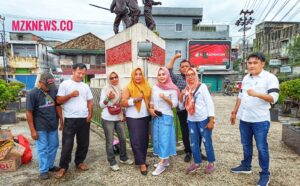 Palen Satria, S.H., Koordinator Penggalangan Dana bersama rekan rekan ormas, Media di Muara Enim (Foto: IST)Â