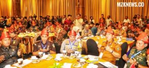 Pj. Bupati Muara Enim doa bersama dengan para Bupati dan Walikota se-Sumsel di Rakor Forkopimda se-Sumsel (Foto: IST)Â