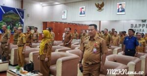 Para Kepala OPD Kab. Muara Enim saat di kegiatan Forum Perangkat Daerah tahun 2024 yang digelar Pemkab Muara Enim (Foto: IST)Â