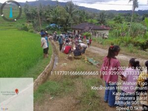 Penyembelihan hewan kurban di Sariak Alahan Tigo (Foto: IST)Â