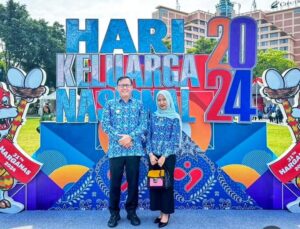 Pj. Bupati Lahat Muhammad Farid bersama Pj. Ketua TP PKK Kab. Lahat, Aditya Trinia Farid di Kota Semarang (Foto: IST) 