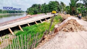 Ruas jalan di Desa Kasai Kecamatan Sungai Rotan yang akan dilakukan pembangunan pada APD Perubahan 2024 (Foto: IST) 