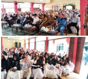 Para pendukung AlShinta acungkan 1 jari Nomor urut 1, sebagai bentuk dukungan kepada Paslon (Foto: IST) 