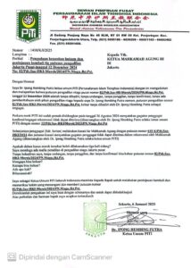 Surat pengaduan dari Pihak PITI kepada Mahkamah Agung (Foto: IST) 