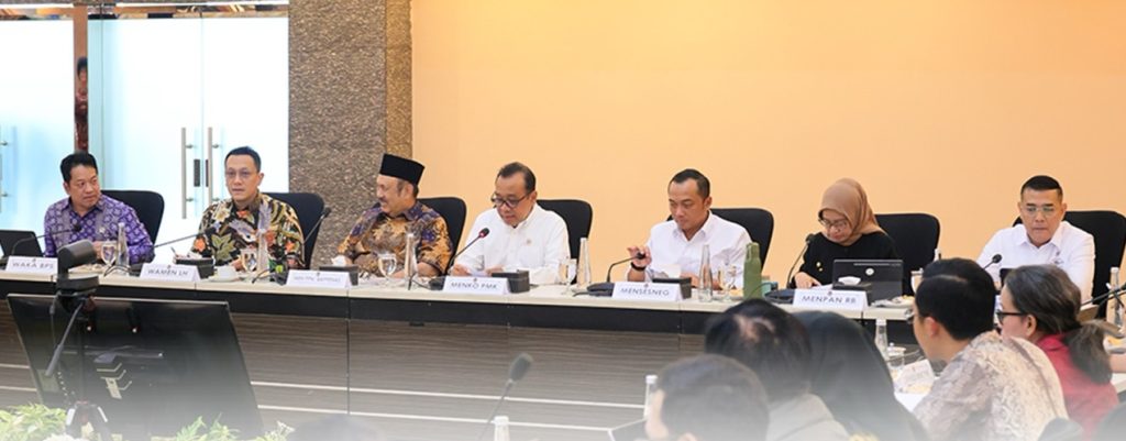 Rapat Pembangunan Sekolah Terintegrasi di Kemenko PMK, Kamis (29/1/2026) (Foto: Biro Humas dan Protokol Kementerian ATR/BPN)