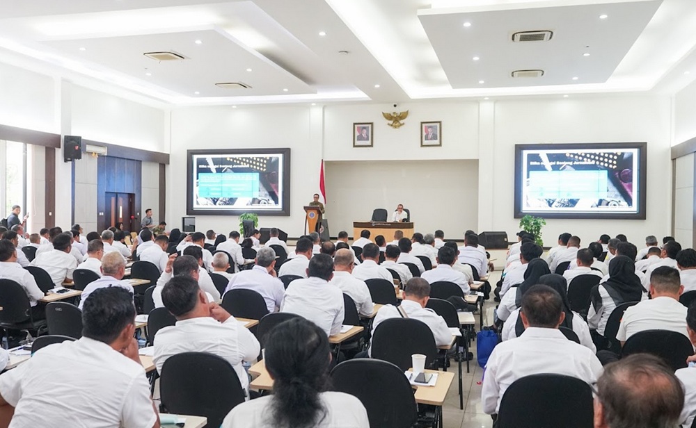 Wamenkomdigi Nezar Patria menjadi Keynote Speech di Pusdiklat Bela Negara Kemhan RI, Rumpin, Kabupaten Bogor, Jumat (30/01/2026) (Foto: Komdigi)