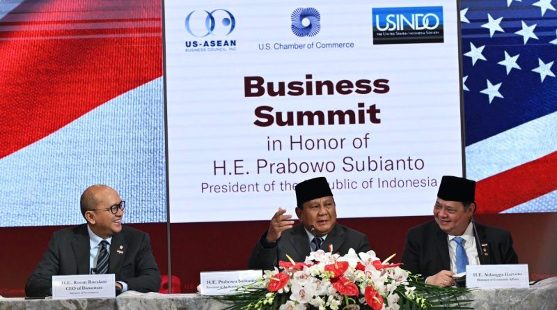 Presiden Republik Indonesia Prabowo Subianto, menegaskan bahwa perjanjian perdagangan antara Indonesia dan Amerika Serikat merupakan langkah krusial bagi dunia usaha. Pernyataan tersebut disampaikan Presiden dalam sesi roundtable Business Summit di Washington DC, Amerika Serikat, Rabu (18/2/2026). (Foto: BPMI Setpres RI)