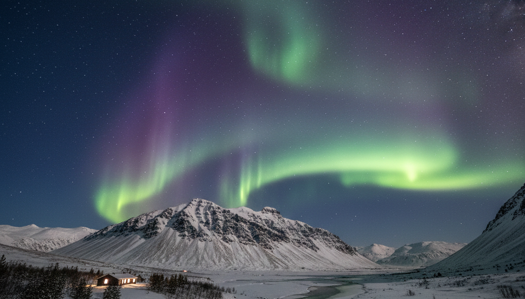 Ilustrasi Aurora (Foto: Hasil Rekayasa Gemini AI)