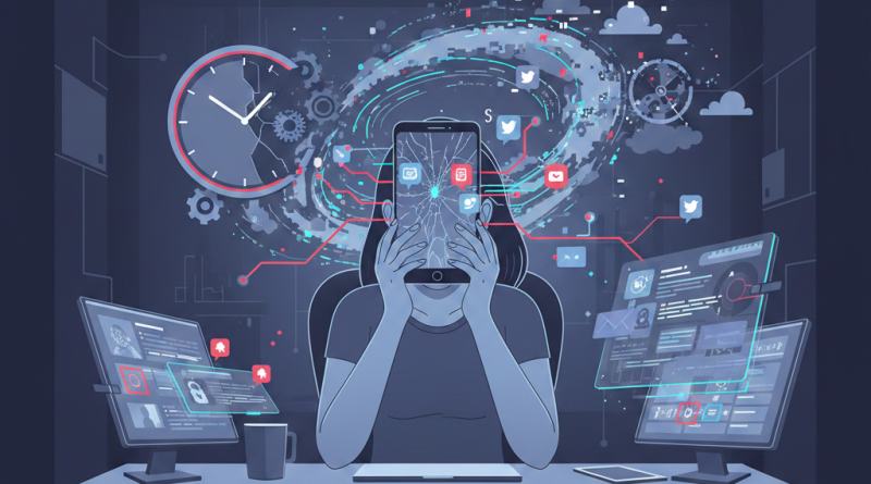 Ilustrasi Burnout (Foto: Hasil Rekayasa Gemini AI)