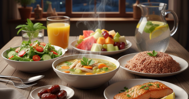 Daftar Makanan Sehat untuk Puasa: Tetap Bugar dan Berenergi Seharian Ilustrasi Makanan Sehat (Foto: Hasil Rekayasa AI)