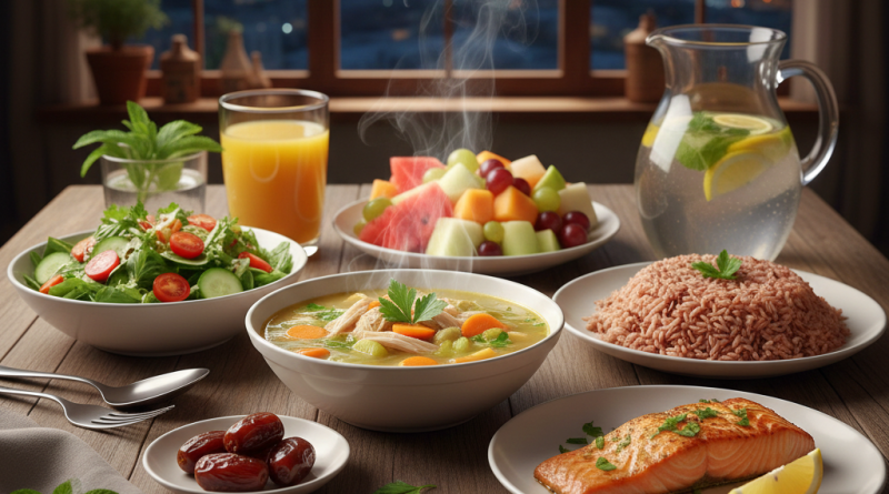 Ilustrasi Makanan Sehat (Foto: Hasil Rekayasa AI)