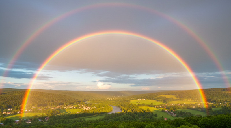Ilustrasi Pelangi (Foto: Hasil Rekayasa Gemini AI Plus) Ditulis oleh: Martha Syaflina, Editor: Khoirul Anam
