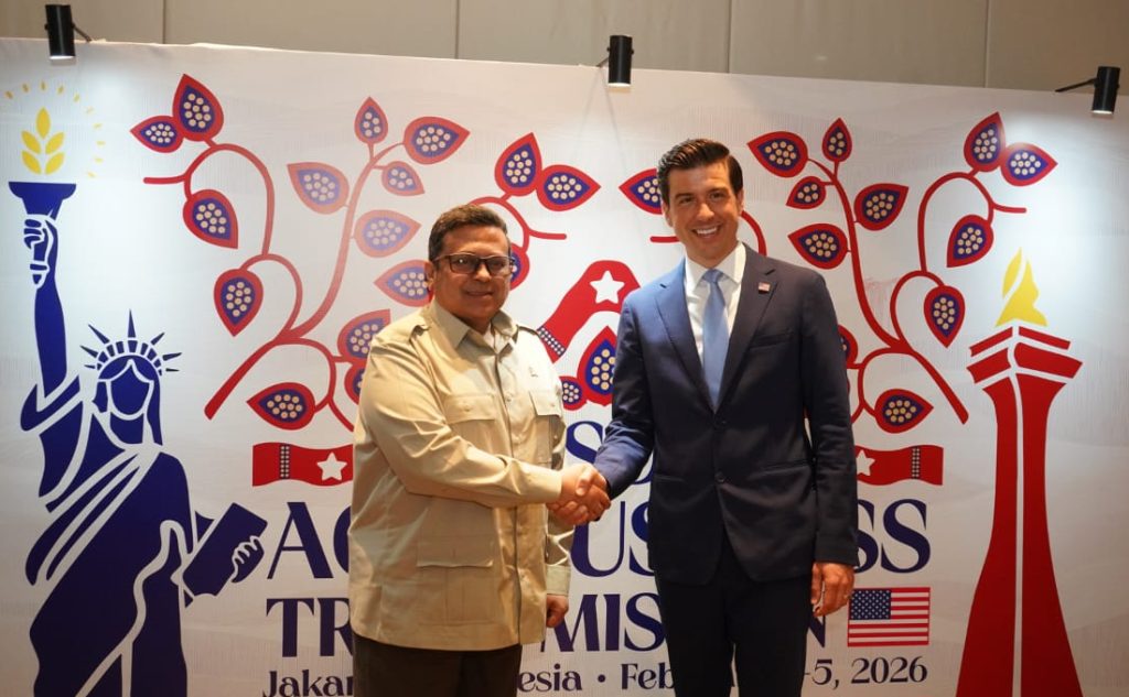 Kepala Badan Penyelenggara Jaminan Produk Halal (BPJPH) Ahmad Haikal Hasan memperkuat kerja sama perdagangan produk halal dengan United States Department of Agriculture (USDA) Amerika Serikat, Jum'at (6/2/2026) (Foto: Humas BPJPH/InfoPublik)