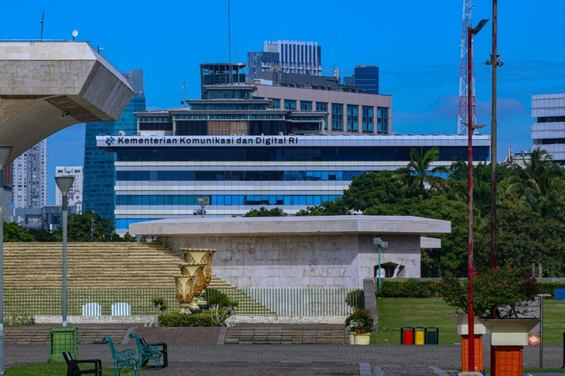 Gedung Kantor Kemkomdigi Jakarta (foto: Agus Siswanto/KPM Kemkomdigi