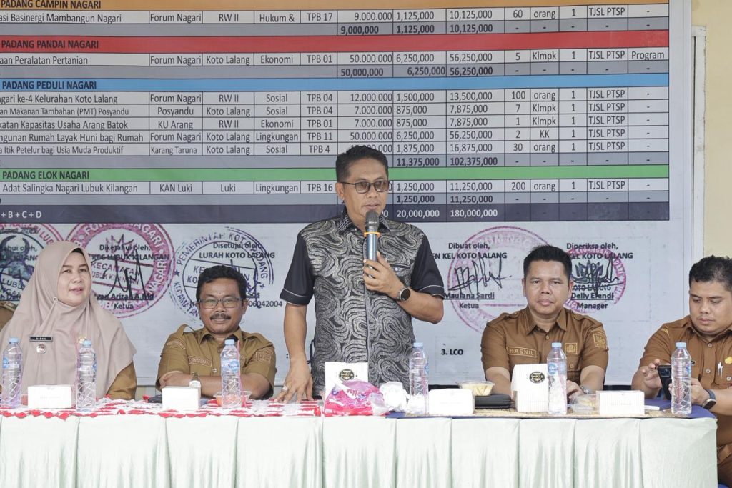 Kunjungan Wakil Ketua DPRD Sumatra Barat Evi Yandri ke Koto Lalang, Lubuk Kilangan, Kota Padang, Senin (2/2/2026) (Foto: IST)