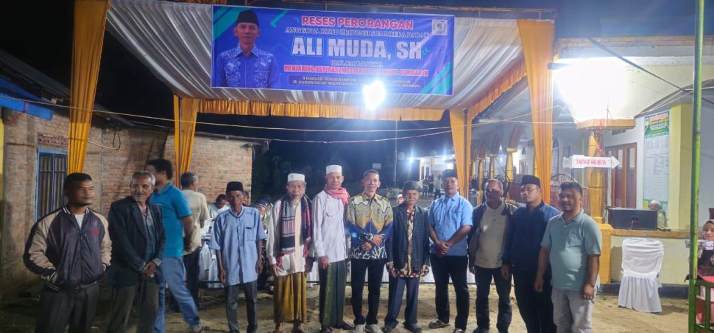 Ali Muda bersama warga Durian Kadap II Sabalik dalam masa reses, Rabu (4/2/2026) (Foto: IST)