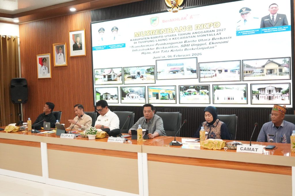 Musyawarah Perencanaan Pembangunan (Musrenbang) Rencana Kerja Pemerintah Daerah (RKPD) Tahun 2027 di Aula Kantor Kecamatan Montallat Jumat (06/02/2026) (Foto: IST)