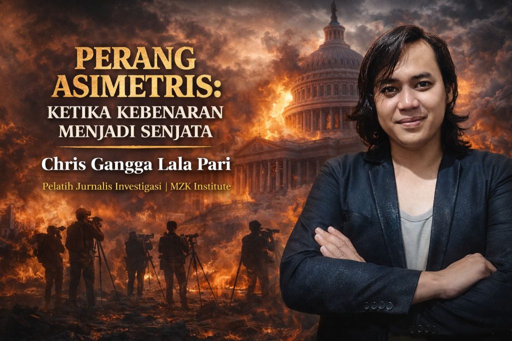 Wartawan Investigasi sekaligus Pelatih Berita Investigasi Chris Gangga Lala Pari (Foto: Dok. MZK News)
