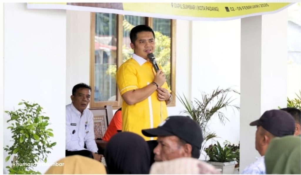Wakil Ketua DPRD Sumatera Barat Muhammad Iqra Chissa reses di Balai Gadang, Kecamatan Koto Tangah, Kota Padang, Rabu (4/2/2026) (Foto: IST)