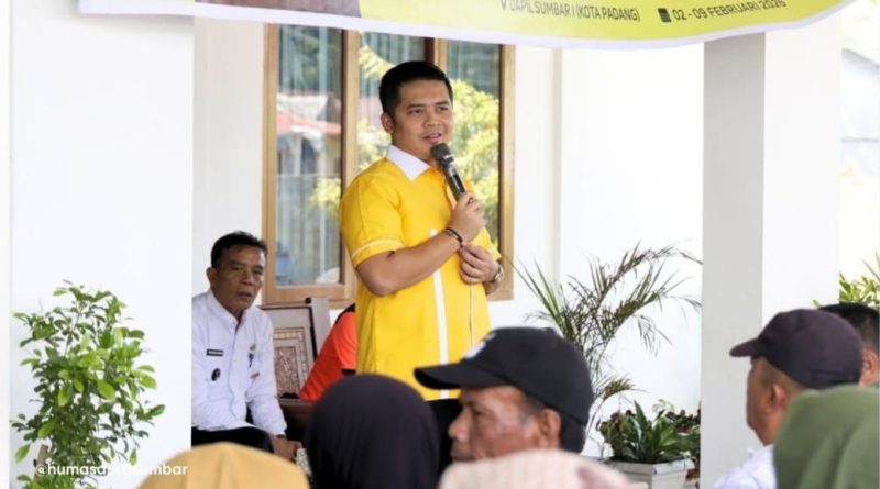 Wakil Ketua DPRD Sumatera Barat Muhammad Iqra Chissa reses di Balai Gadang, Kecamatan Koto Tangah, Kota Padang, Rabu (4/2/2026) (Foto: IST)