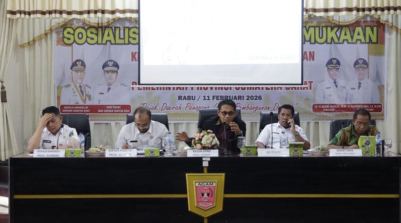 Wakil Ketua DPRD Sumbar Evi Yandri Rajo Budiman dan Badan Pendapatan Daerah (Bapenda) Sumbar, Rabu (11/2/2026) (Foto: IST)