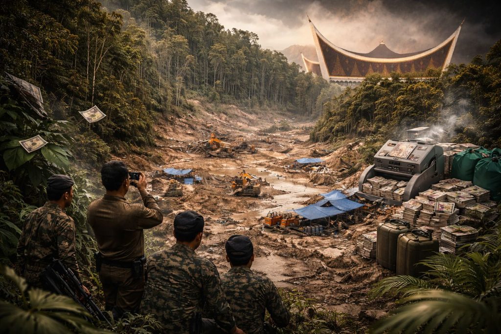 Penggundulan Hutan (Foto: Hasil Rekayasa AI)