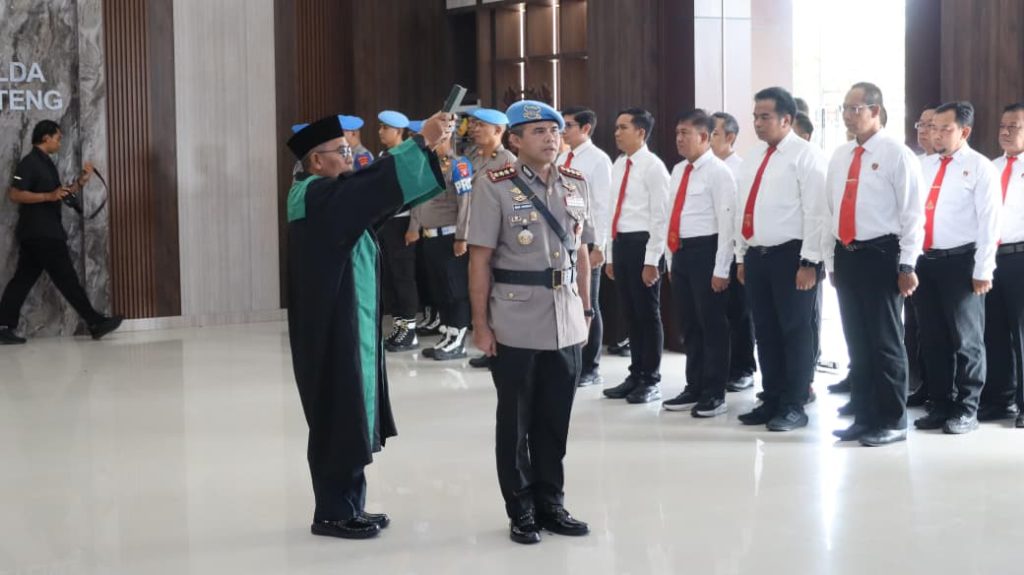 Kombes Pol Rudi Asriman, S.IK., M.Si. resmi menjabat sebagai Kepala Bidang Profesi dan Pengamanan (Bidpropam) Polda Kalimantan Tengah (Kalteng), Selasa (24/2/2026) (Foto: IST)