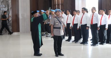 Kombes Pol Rudi Asriman, S.IK., M.Si. resmi menjabat sebagai Kepala Bidang Profesi dan Pengamanan (Bidpropam) Polda Kalimantan Tengah (Kalteng), Selasa (24/2/2026) (Foto: IST)