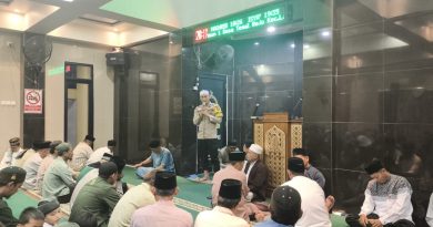Bhabinkamtibmas Desa Tegal Rejo Polsek Lawang Kidul melaksanakan kegiatan Safari Ramadhan tingkat desa pada Selasa malam (24/2/2026) di Masjid Darul Arqam, RT 03B, Desa Tegal Rejo, Kecamatan Lawang Kidul, Kabupaten Muara Enim. (Foto: IST)