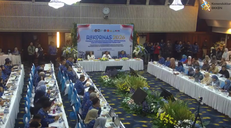 Rapat Koordinasi Nasional (Rakornas) Bangga Kencana 2026 di Jakarta, Kamis (12/2/2026) (Foto: Kemendukbangga/InfoPublik)