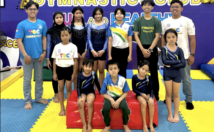 Sembilan atlet muda dari Tangerang Gymnastic Club (TGC) berlaga di Ajang Internasional Moose Games 2026, Bangkok Thailand (Sumber : Dispora Kota Tangerang)