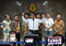 Mentan Andi Amran Sulaiman dalam konferensi pers tentang perkembangan produksi beras dan stok pangan nasional di Kantor Pusat Kementan, Jakarta, Jumat (6/03/2026). (Dok. Kementan)