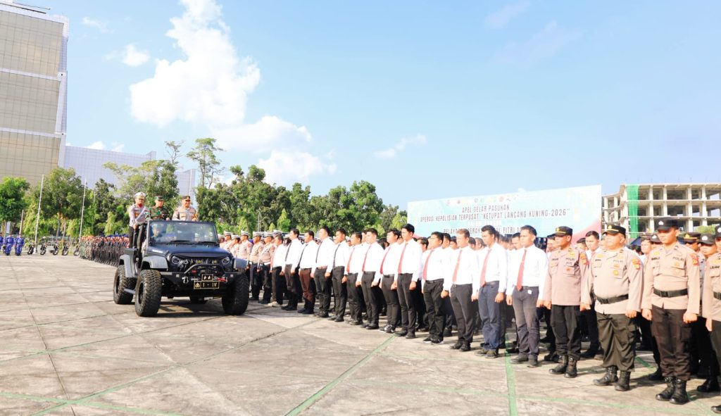 Kepolisian Daerah (Polda) Riau mematangkan persiapan pengamanan arus mudik dan perayaan Idulfitri 1447 Hijriah. (Foto: Humas Polda Riau)