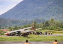 Sebuah pesawat milik TNI mengalami insiden saat melakukan pendaratan di Bandara Oksibil, Kabupaten Pegunungan Bintang, Papua. Peristiwa yang mengejutkan warga sekitar tersebut terjadi pada Jumat (13/3/2026) sekitar pukul 08.30 WIT. (Foto: Bawi Kagoya)