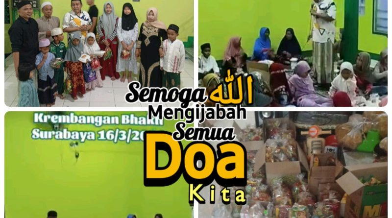 Pimpinan Media Klik Infopol melaksanakan kegiatan buka puasa bersama sekaligus bakti sosial di kawasan Krembangan Bhakti, Surabaya, Senin (16/3/2026). (Foto: IST)