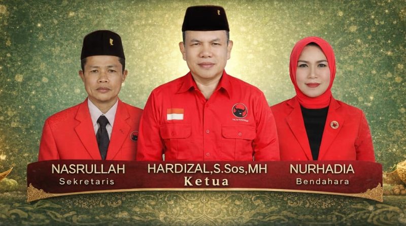 Ketua DPC PDI Perjuangan Kota Sungai Penuh, Hardizal, S.Sos., M.H. menyampaikan ucapan selamat dan pesan persatuan, Kamis (19/3/2026). (Foto: IST)