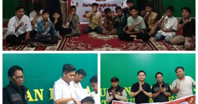 Lembaga Semut Merah menyambangi Panti Asuhan Putra Aisyiyah Kota Sungai Penuh untuk menyalurkan bantuan kepada puluhan anak yatim pada Kamis (19/03/2026). (Foto: IST)
